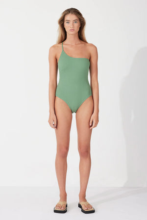 Myrtle Rib Asymmetric One Piece