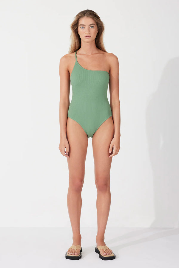 Myrtle Rib Asymmetric One Piece