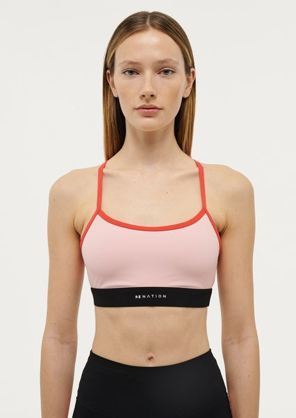 Signature Sports Bra - Crystal Rose