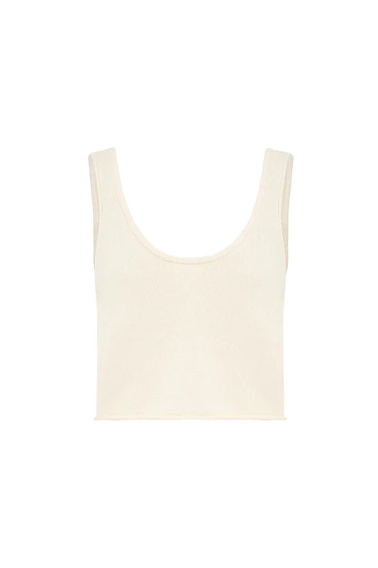 Belen Knit Top - Bone