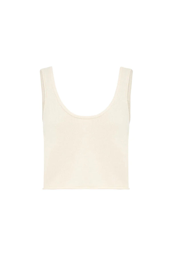 Belen Knit Top - Bone