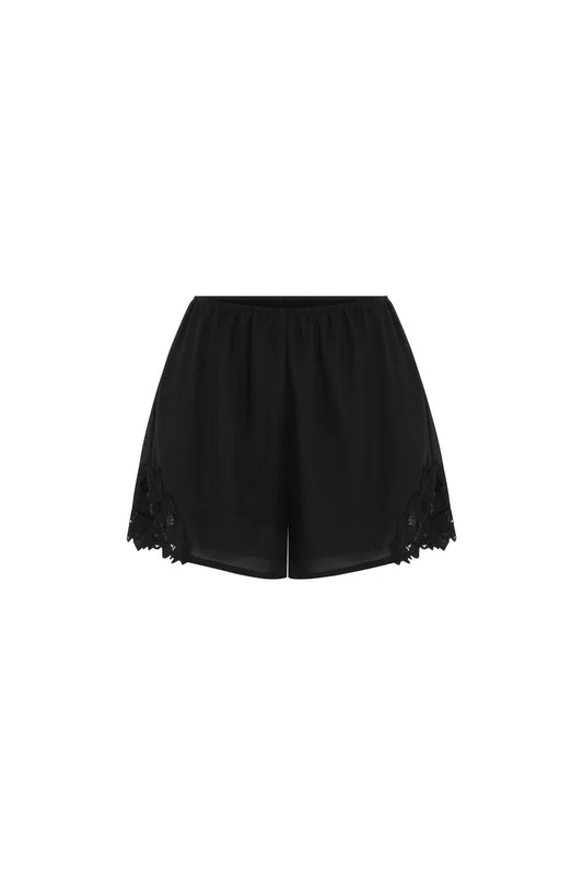 Bette Silk Shorts - Noir