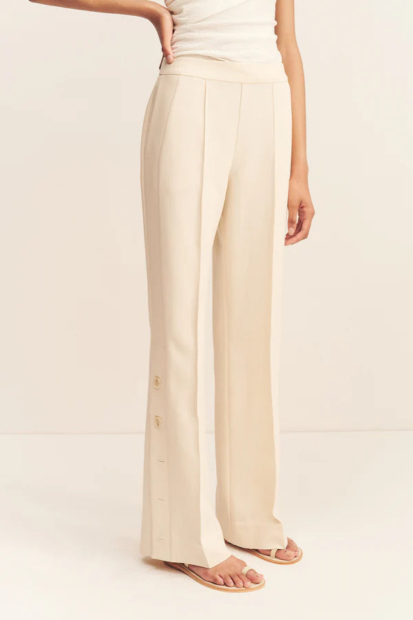 Irena Side Split Button Pant