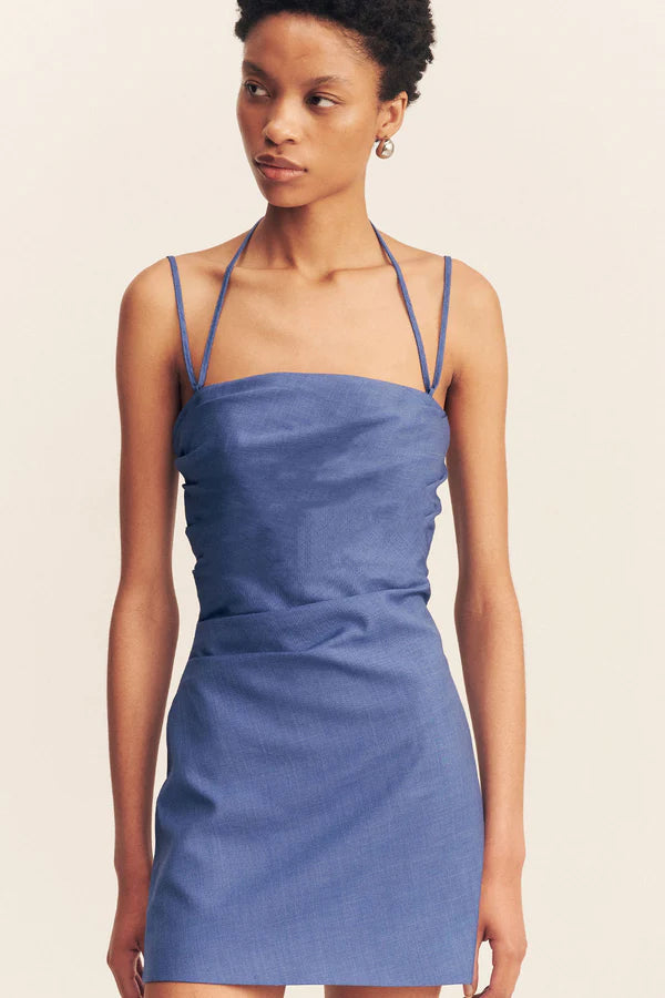 Asher Draped Mini Dress