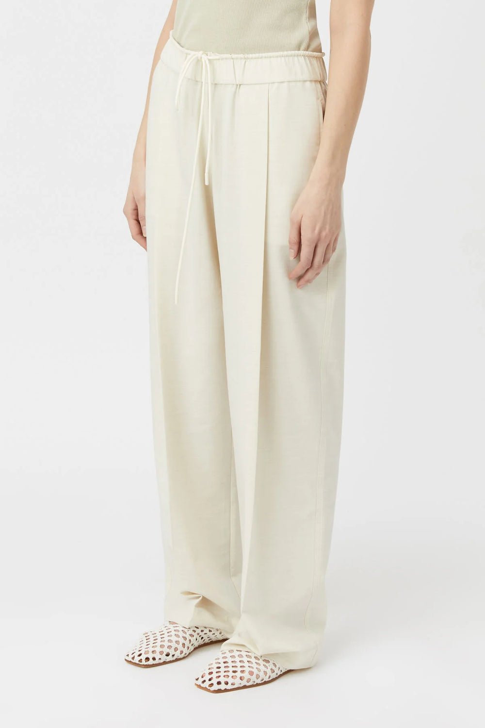 Carlisle Pant - Ivory Marle