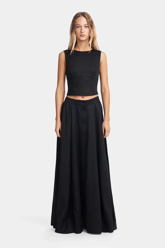 Mana Maxi Skirt - Black