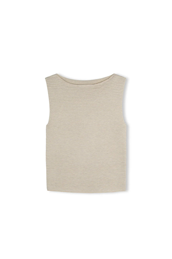 Natural Textured Knit Top