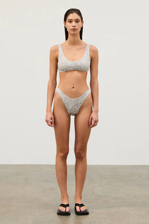 Micro Leopard Crop Bralette