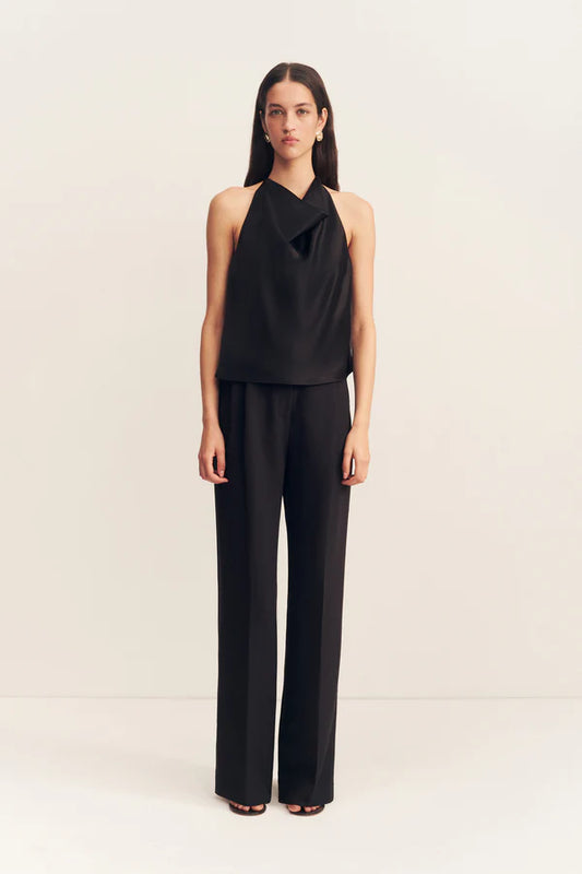 Savanna Tie Top - Black