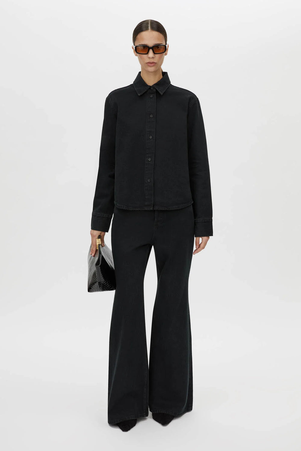 Bay Denim Shirt - Inky Black