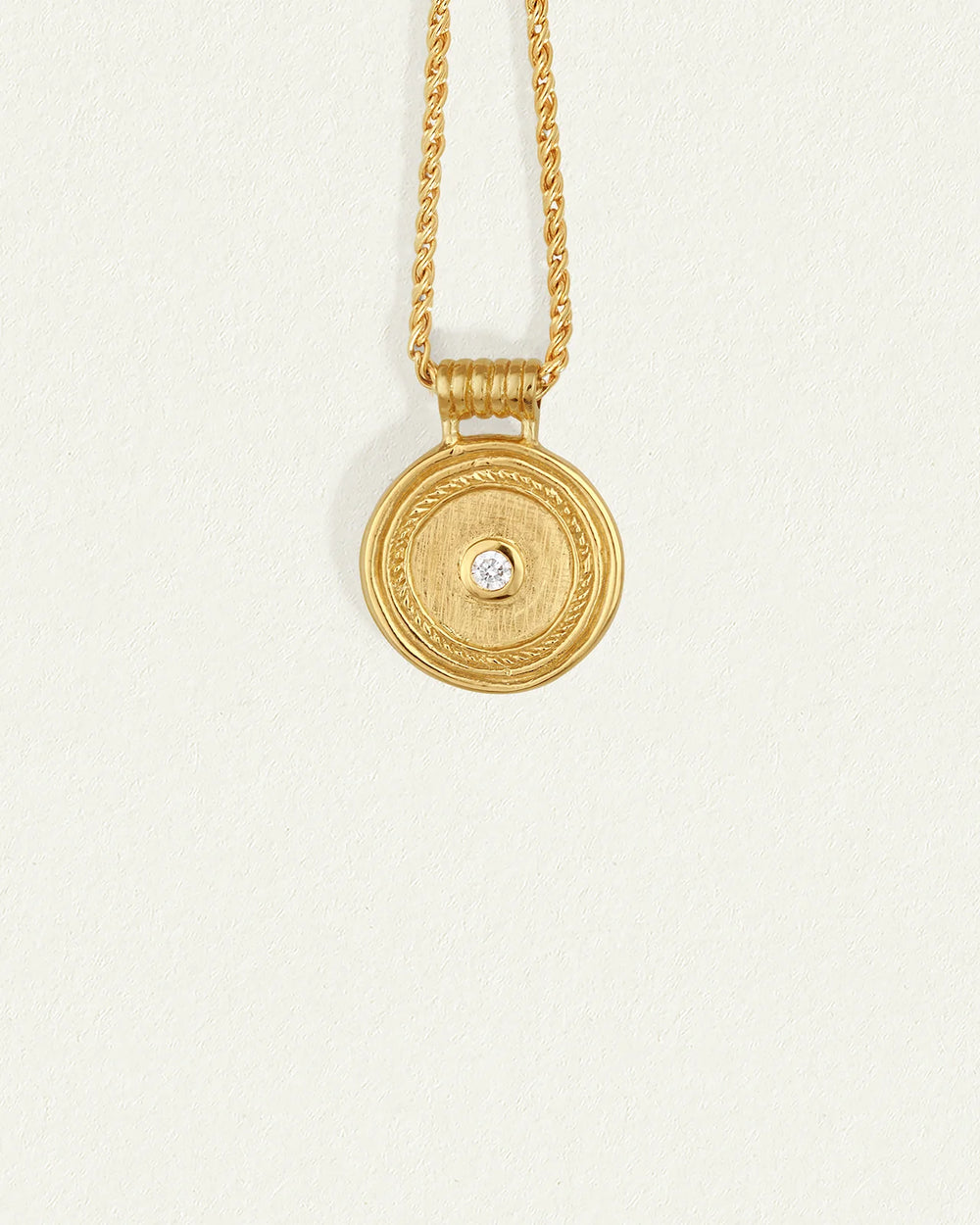 Capella Coin Necklace - Gold Vermeil