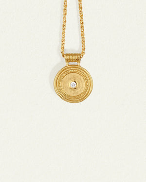 Capella Coin Necklace - Gold Vermeil