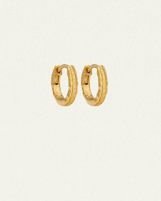 Arete Huggies - Gold Vermeil