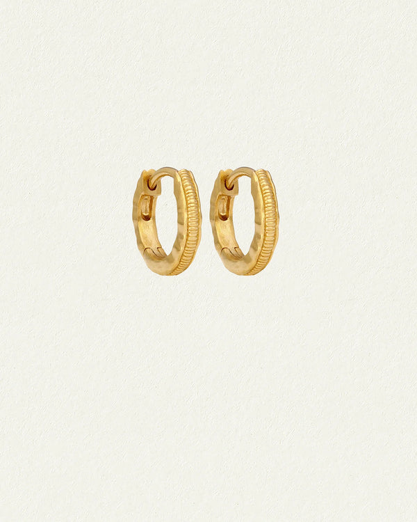 Arete Huggies - Gold Vermeil