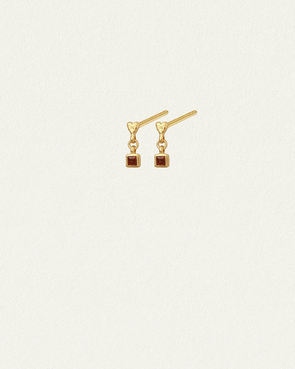 Eros Drop Studs - Gold
