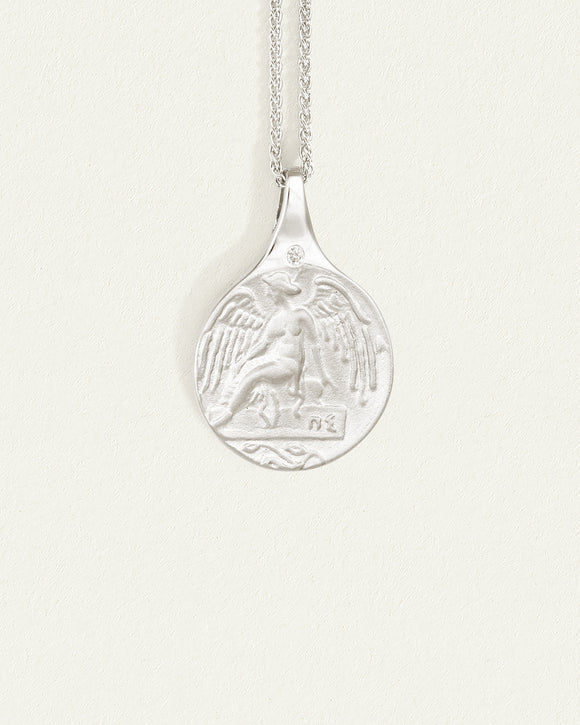 Guardian Angel Necklace - Silver