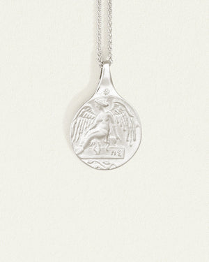 Guardian Angel Necklace - Silver