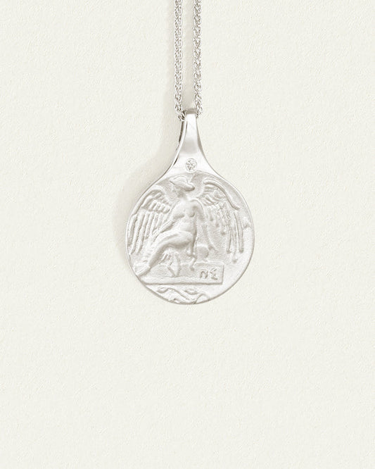 Guardian Angel Necklace - Silver