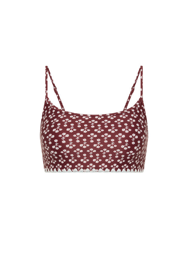 Firefly Hutton Scoop Bra - Floral