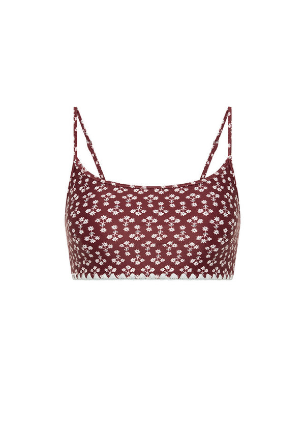 Firefly Hutton Scoop Bra - Floral