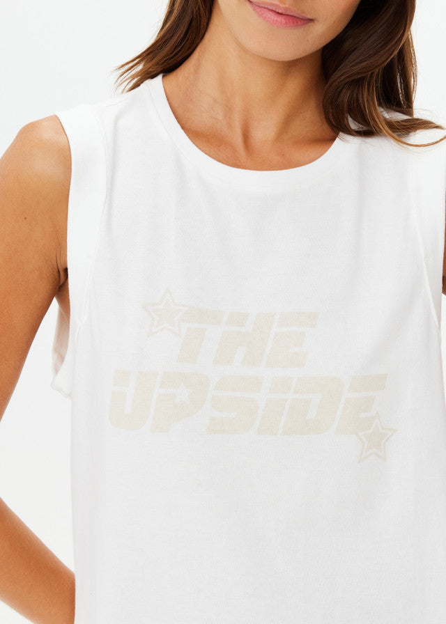 Stardust Jeet Tank Top - White