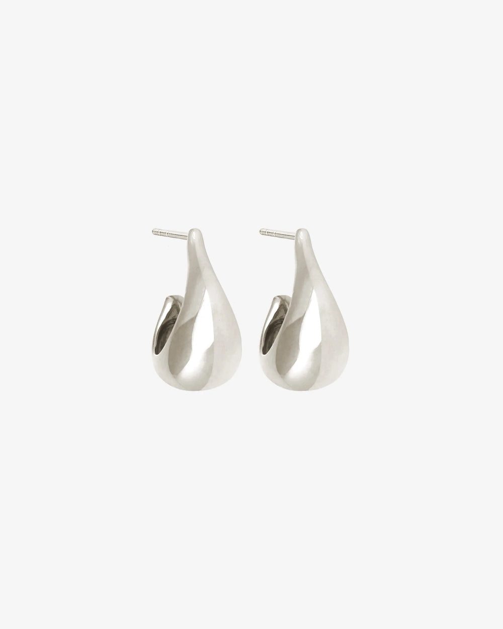 Poppy earrings - silver