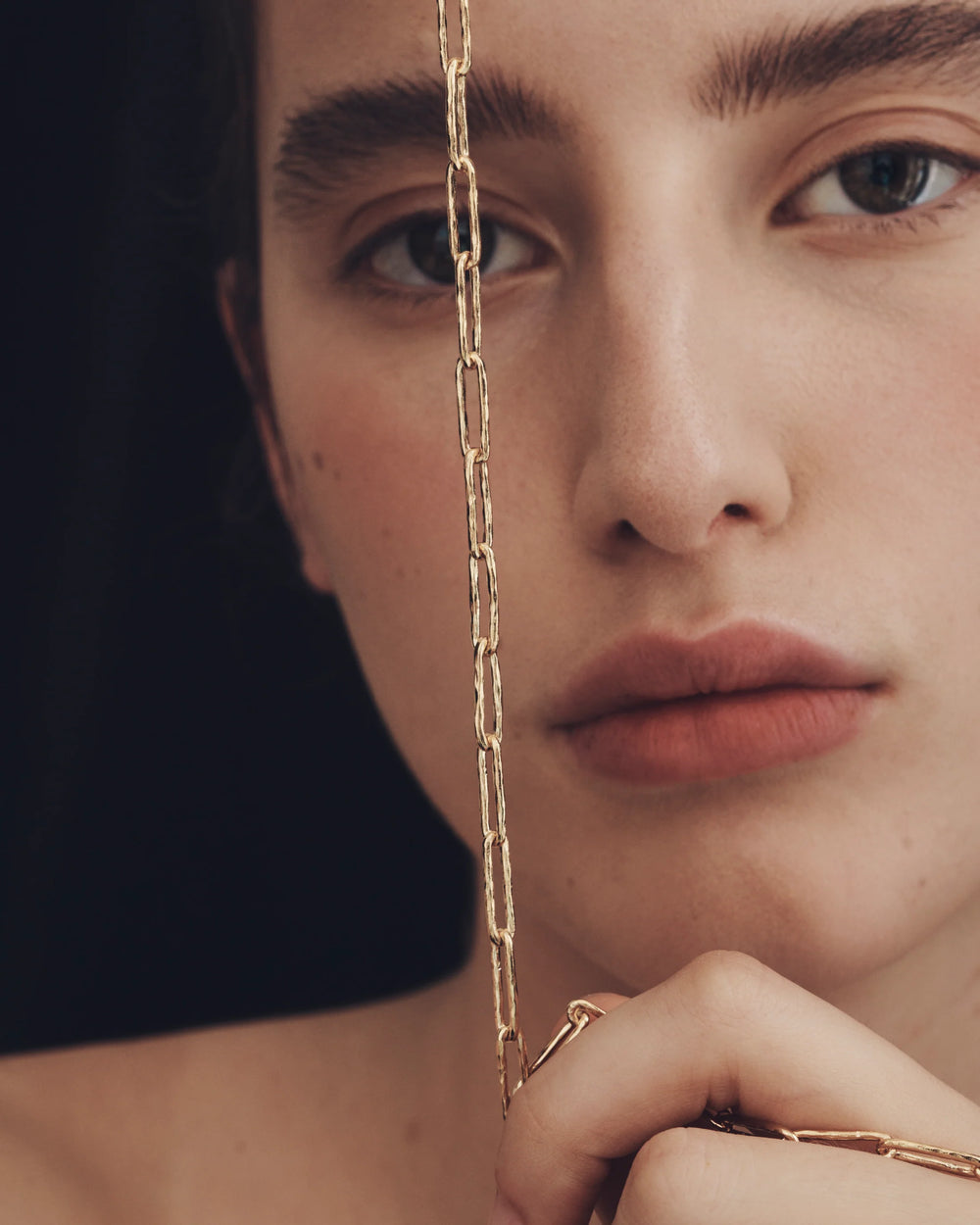 Kiya chain necklace - gold vermeil