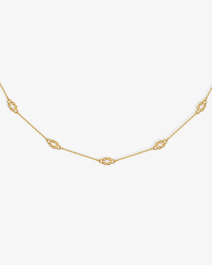 Airla necklace - gold vermeil