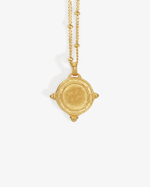 Petra coin necklace - gold vermeil