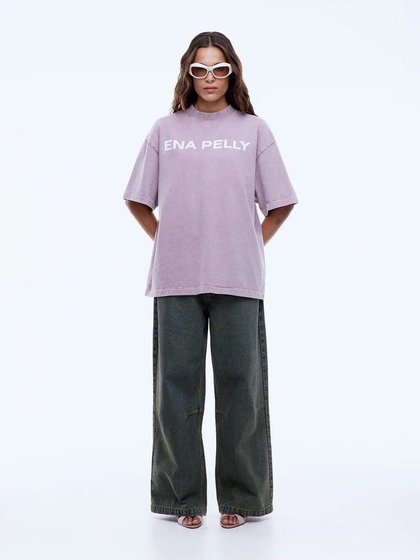 Chloe Oversized Tee - Vintage Rose