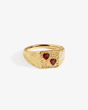 Venus Signet Ring - Gold Vermeil