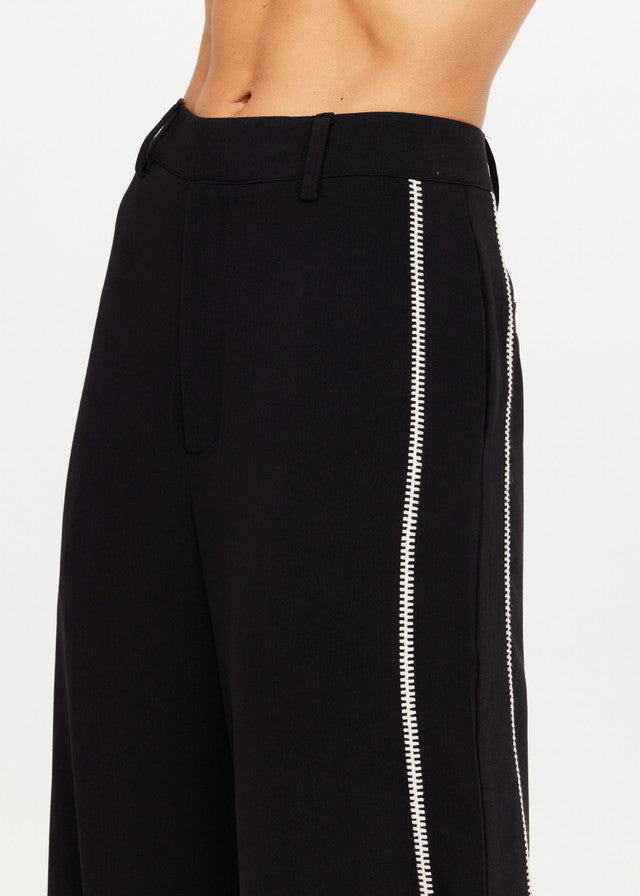 Haveli Wide Leg Pant - Black