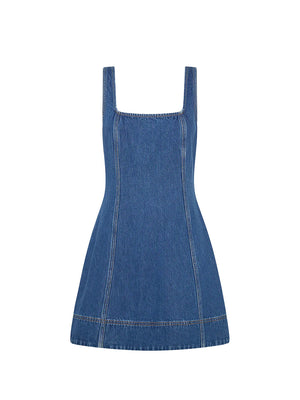 Oriana Denim Mini Dress - Indigo