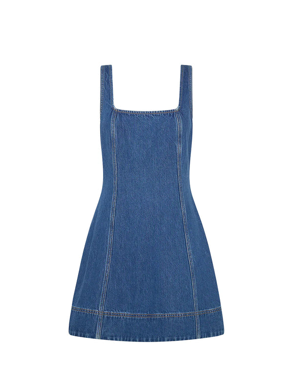 Oriana Denim Mini Dress - Indigo