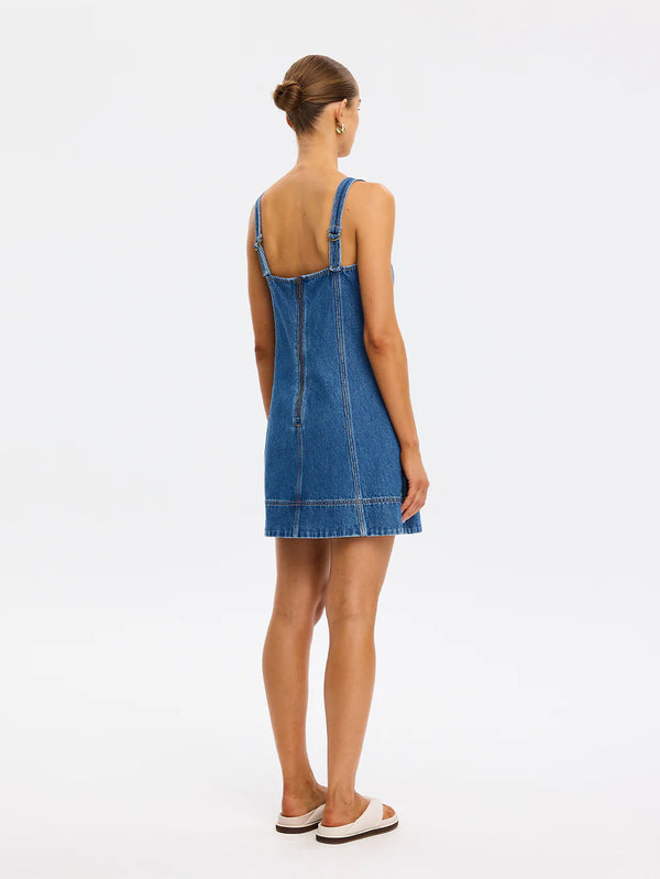 Oriana Denim Mini Dress - Indigo