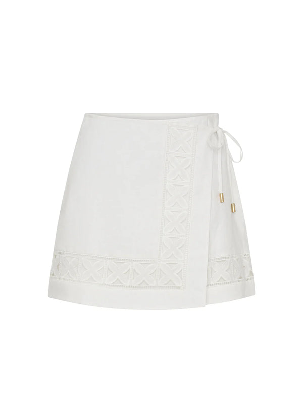 Marley Mini Skirt - Ivory