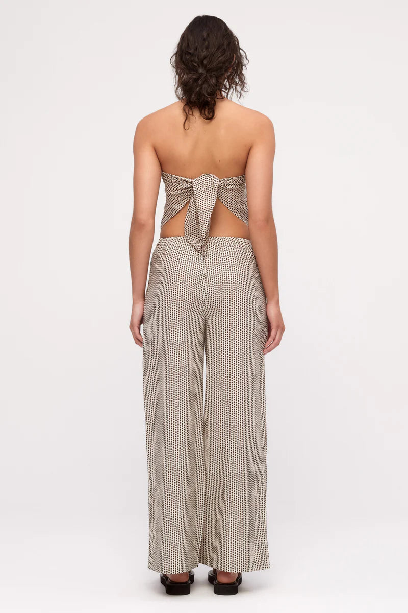 Cotton Silk Pant - Natural Spot