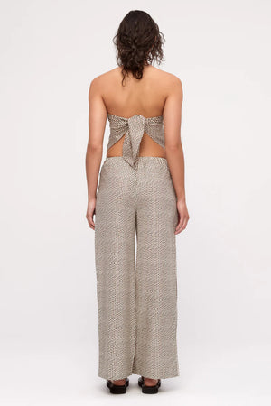 Cotton Silk Pant - Natural Spot
