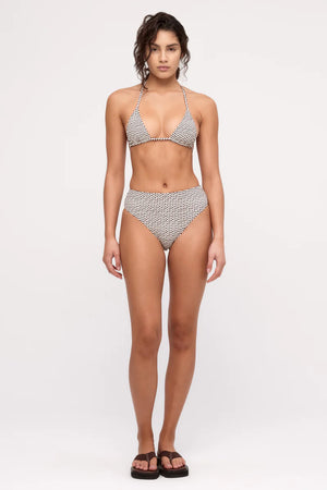 Reversible Tie Triangle Top - Natural Spot