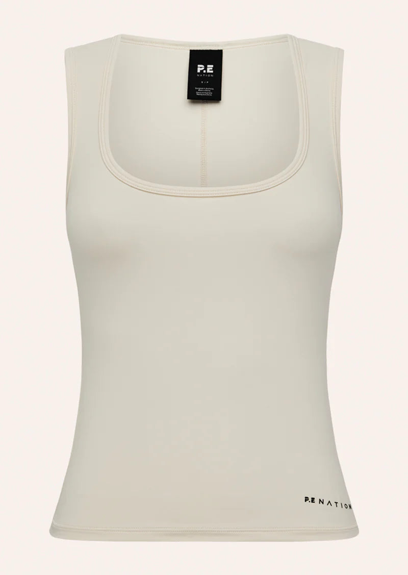 Refine Scoop Tank - Whisper White