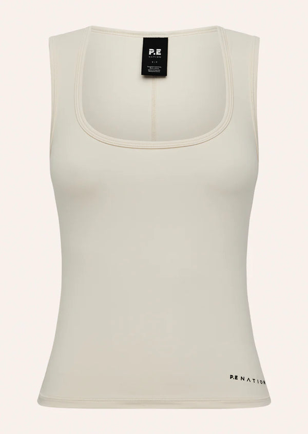 Refine Scoop Tank - Whisper White