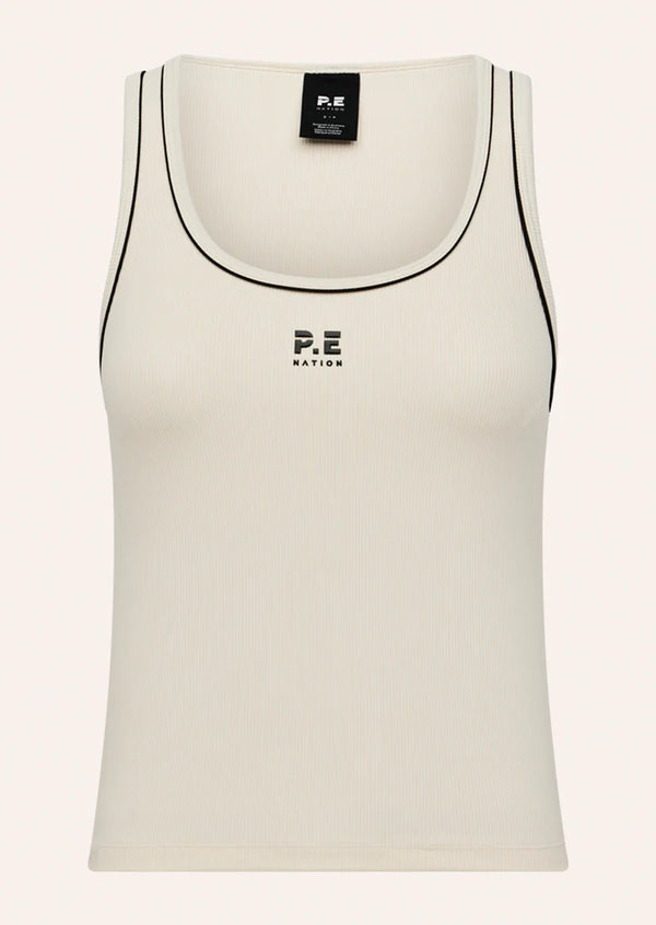 Nexus Rib Tank - Whisper White/Smokestone