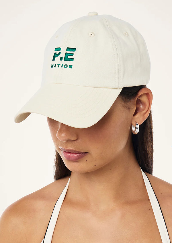 Heads Up Cap - Whisper White/College Green