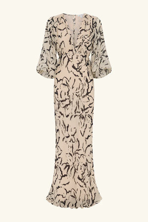Rea Balloon Sleeve Maxi Dress