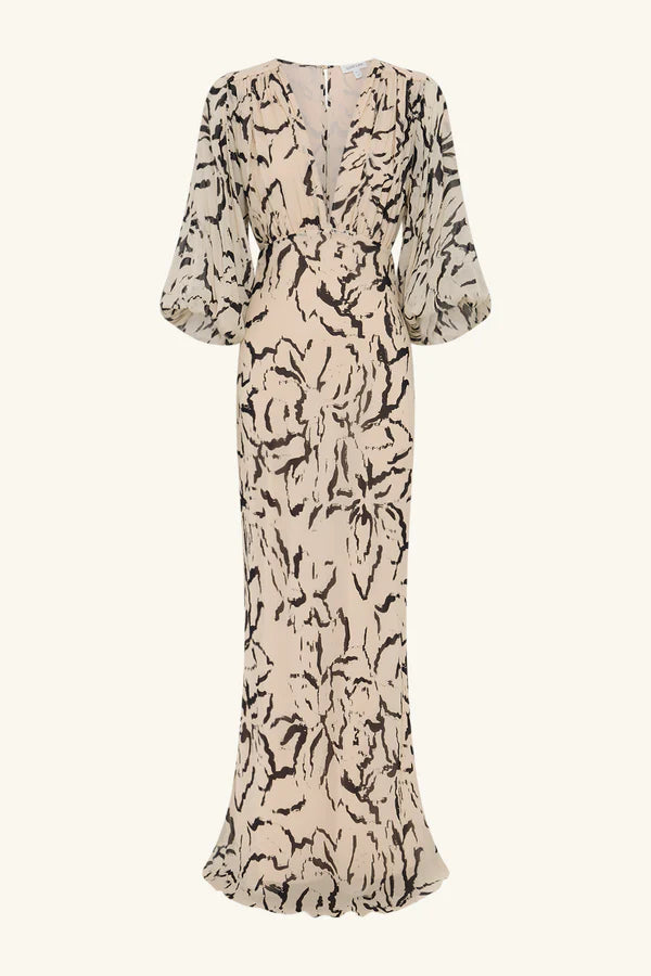 Rea Balloon Sleeve Maxi Dress