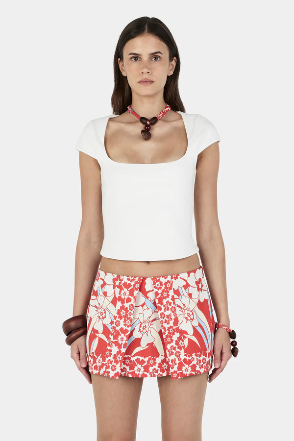 Delila Top - Ivory