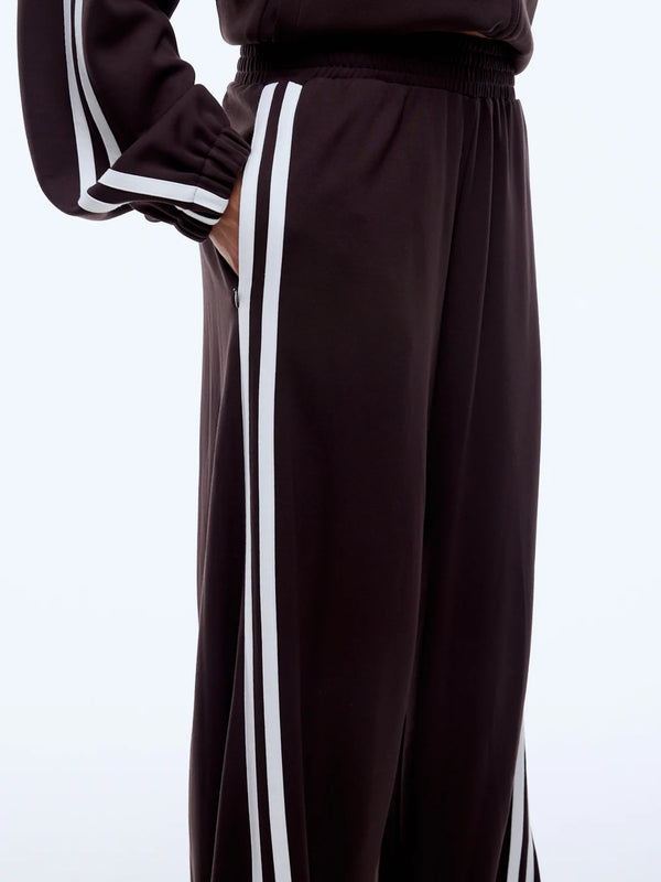 Valentina Stripe Pant - Cocoa