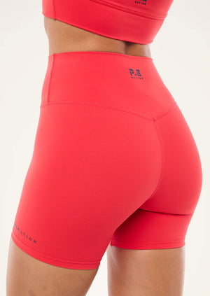Signature 5IN Bike Short - Strawberry