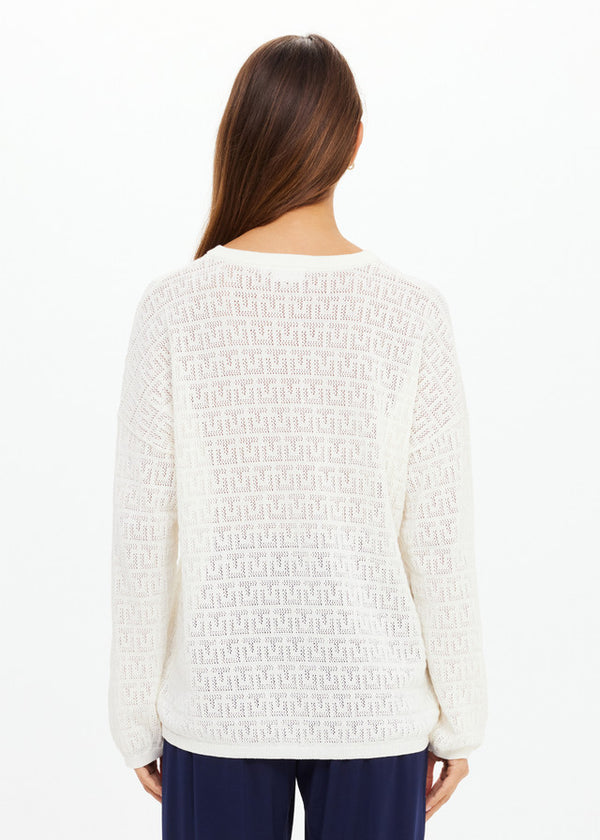 Chennai Yelena Knitted Top - Cream