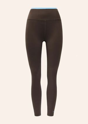 Vita Full Length Legging - Coffee/Marina